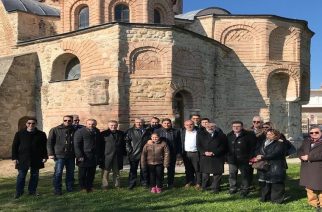 Φέρες: Επίσκεψη Αυγενάκη στην Παναγία Κοσμοσώτειρα και κουβέντα σε καφέ με πολίτες