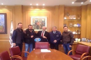 Συνάντηση Δημάρχου Βαγγέλη Λαμπάκη με το Δ.Σ της νεοσύστατης Ένωσης Μοτοσικλετιστών Αλεξανδρούπολης «Οι Αγριάνες» 