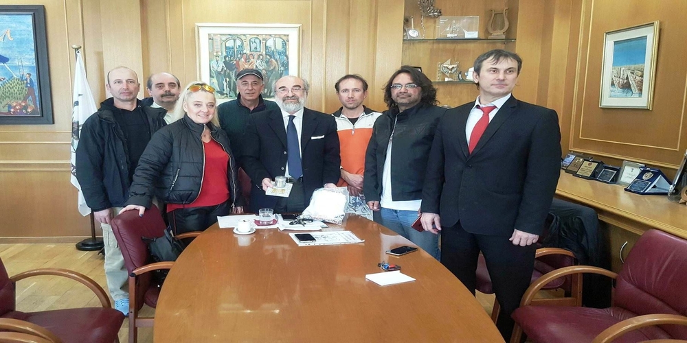 Συναντήσεις Δημάρχου Β.Λαμπάκη με την Λέσχη Μοτοσυκλετιστών Έβρου και την ομάδα ποδοσφαίρου Δ.Α. Αλεξανδρούπολης