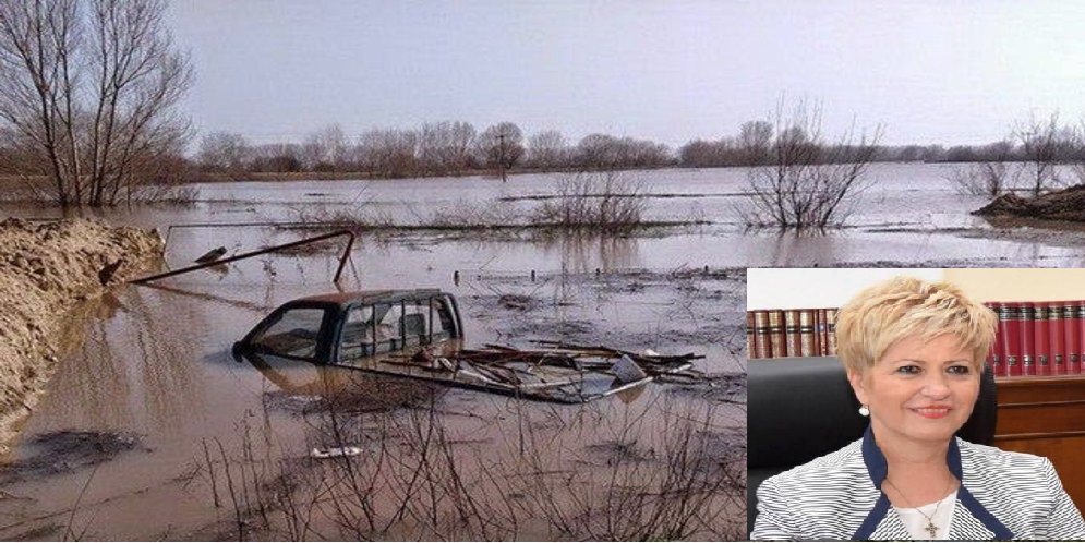 Προς ΕΞΑΦΑΝΙΣΜΕΝΗ υφυπουργό Μακεδονίας-Θράκης Μαρία Κόλλια-Τσαρουχά: Ξέρετε, ο Έβρος είναι πλημυρισμένος μια βδομάδα