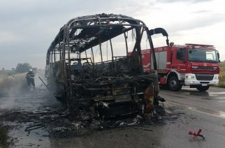Αποκαίδια έγινε το λεωφορείο που χτυπήθηκε από κεραυνό. Τί λέει ο Πρόεδρος του ΚΤΕΛ Έβρου