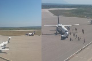 Γέμισε αεροπλάνα το αεροδρόμιο “Δημόκριτος” της Αλεξανδρούπολης την Κυριακή