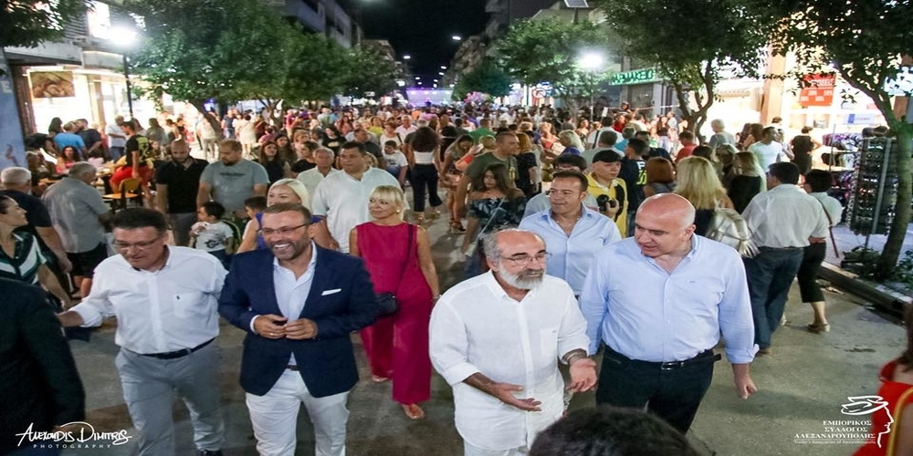 Αλεξανδρούπολη: «Λευκή νύχτα» με 35.000 επισκέπτες και αύξηση πωλήσεων 20%