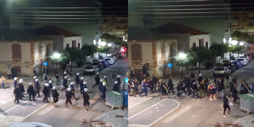 ΦΩΤΟΡΕΠΟΡΤΑΖ: Συνεχίζεται η ένταση μεταξύ αναρχικών-αστυνομίας στην Αλεξανδρούπολη
