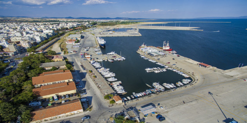 Drone images of Alexandroupoli or Alexandroupolis, the capital city of the Evros Region in East Macedonia and Thrace in Greece. It is located near the Greek - Turkish landborders, borders also for EU. Alexandroupoli is an important commercial port for Greece both for goods and fuel as it is near the borders, connected by the sea with the port terminal, having an international airport, connecting with the railway and major European highways. The name Alexandroupoli mean's Alexander's city, honoring the visit of King Alexander. The city has a population of 75.000 people with a university, hospitals, museums, nice beaches and all the modern facilities. The city's landmark is the lighthouse, located in the seafront. During the summer season the seafront road is converted to walkway without cars.  (Photo by Nicolas Economou/NurPhoto via Getty Images)