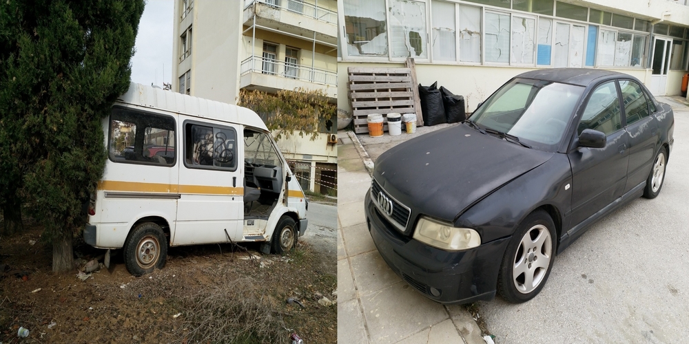 Αλεξανδρούπολη: Έχει μετατραπεί και σε “νεκροταφείο” αυτοκινήτων το παλαιό Νοσοκομείο
