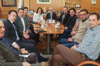 Αλεξανδρούπολη: Εθιμοτυπική συνάντηση του δημάρχου Βαγγέλη Λαμπάκη με το νέο Δ.Σ. του Εμπορικού Συλλόγου