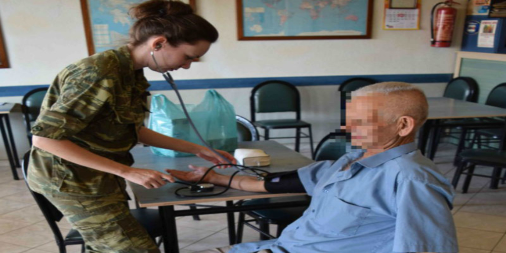 Δωρεάν ιατρικές εξετάσεις από Στρατιωτικό Ιατρικό κλιμάκιο στο ΚΑΠΗ Αλεξανδρούπολης