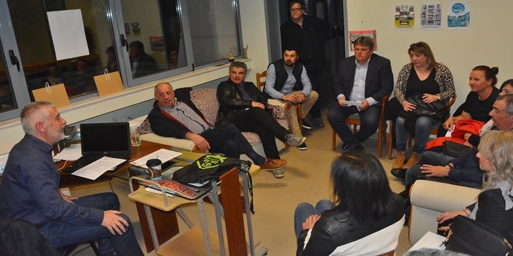 Επίσκεψη και ενημέρωση του υποψήφιου δημάρχου Βαγγέλη Μυτιληνού στον Αθλητικό Σύλλογο ΑμεΑ Αλεξανδρούπολης ΚΟΤΙΝΟΣ