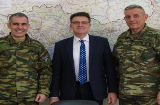 Συνάντηση με τον Διοικητή της 1ης Στρατιάς είχε ο Αντιπεριφερειάρχης Έβρου Δημήτρης Πέτροβιτς