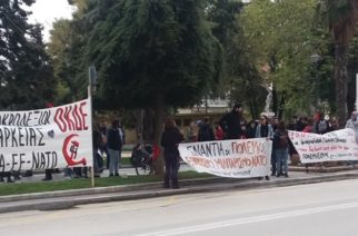 Γέμισε αστυνομικούς το μεσημέρι η Αλεξανδρούπολη για την πορεία ακροαριστερών κατά του ιμπεριαλισμού