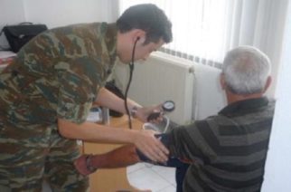 Δωρεάν ιατρικές εξετάσεις από Στρατιωτικό Κλιμάκιο στο ΚΑΠΗ Τυχερού