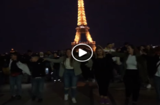 ΒΙΝΤΕΟ: Θρακιώτες χορεύουν ζωναράδικο μπροστά στον πύργο του Άιφελ στο Παρίσι!!!