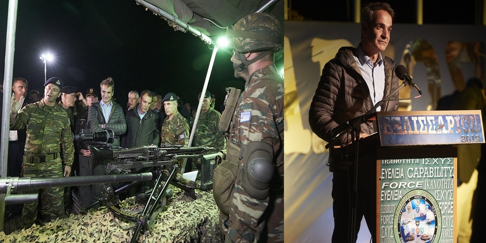 Αλεξανδρούπολη: Εντυπωσιασμένος απ την χθεσινοβραδινή στρατιωτική άσκηση “Παρμενίων 2019” ο Πρωθυπουργός Κυριάκος Μητσοτάκης (φωτορεπορτάζ)