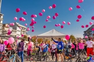 Ορεστιάδα: Ποδηλάτισαν Μαζί για Ζωή και για την πρόληψη κατά του καρκίνου του μαστού