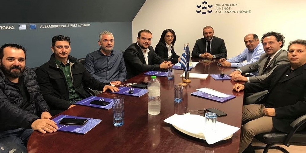 Συνάντηση-συνεργασία της διοίκησης του ΟΛΑ με τον Εμπορικό Σύλλογο Αλεξανδρούπολης