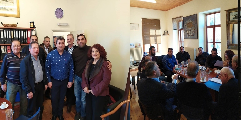 Σαμοθράκη: Συνάντηση του δημάρχου Νίκου Γαλατούμου με εκπροσώπους της Zante Ferries