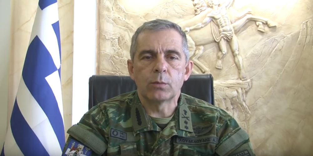 ΒΙΝΤΕΟ: Μηνύματα απερχόμενου Διοικητή 12ης Μεραρχίας Υποστρατήγου Α.Χουδελούδη σε στρατιωτικό προσωπικό και τοπικούς φορείς