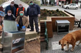 Ταΐστρες για τα αδέσποτα ζώα τοποθετήθηκαν απ’ τον δήμο σε σημεία της Αλεξανδρούπολης