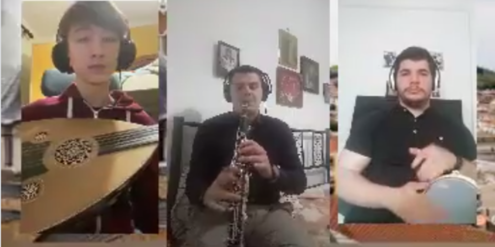 ΒΙΝΤΕΟ: Τρεις νεαροί Εβρίτες μουσικοί… Μένουν Σπίτι και μας χαρίζουν έναν ζωναράδικο μέσω… Skype