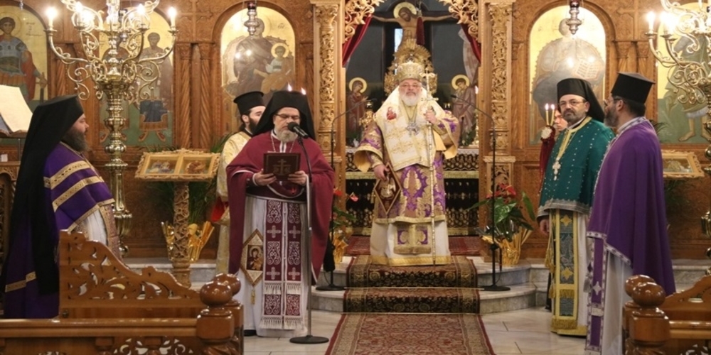 Λειτουργία στην Ορεστιάδα «κεκλεισμένων των θυρών” του Μητροπολίτη κ.Δαμασκηνού και μήνυμα για την  Ε΄ Εβδομάδα των Νηστειών