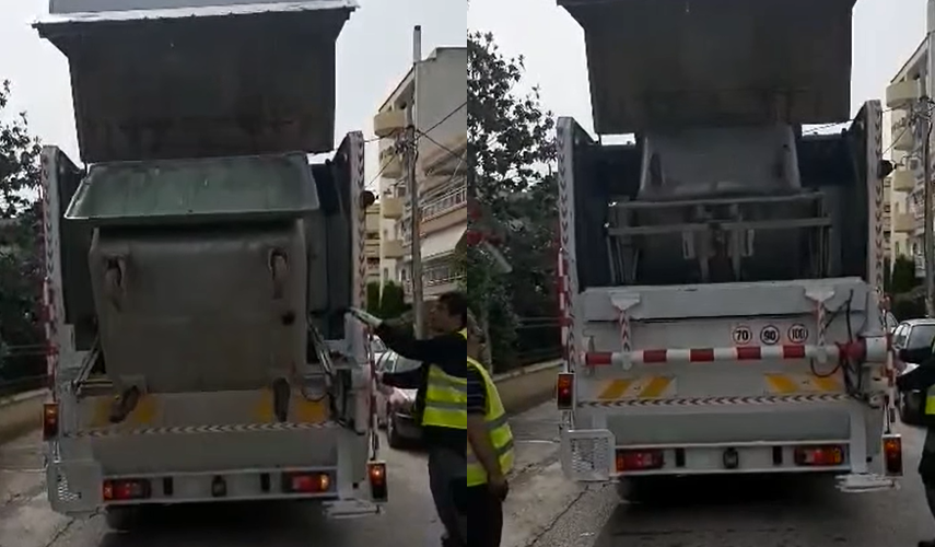 Αλεξανδρούπολη: Πλύσιμο και απολύμανση των κάδων σκουπιδιών από ειδικό όχημα του δήμου
