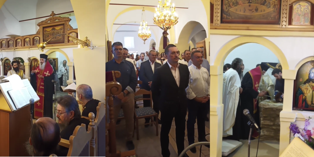 BINTEO: Πραγματοποιήθηκαν απόψε τα εγκαίνια του ανακαινισμένου Ιερού Ναού Προφήτου Ηλία στη Μελία Αλεξανδρούπολης