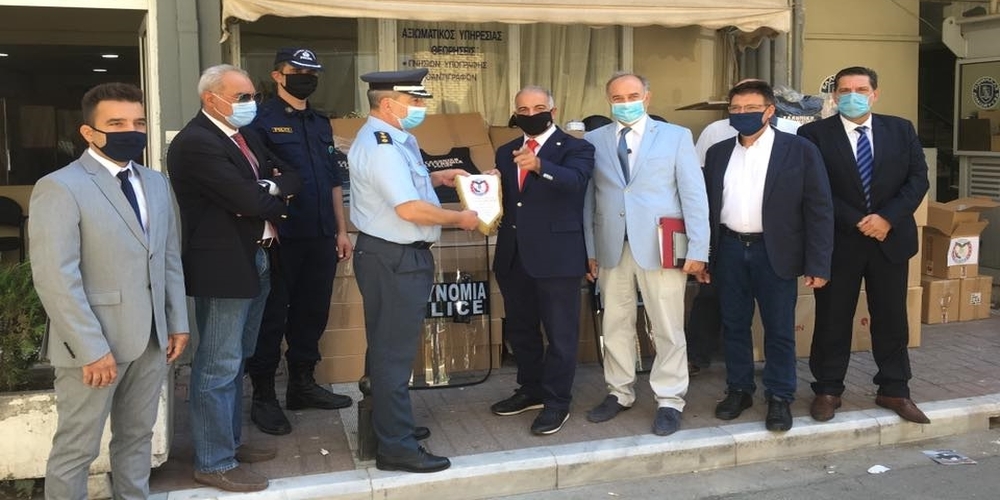 Αλεξανδρούπολη: Παραδόθηκε η προσφορά εξοπλισμού στην Αστυνομική Διεύθυνση απ’ την ΑΗΕΡΑ