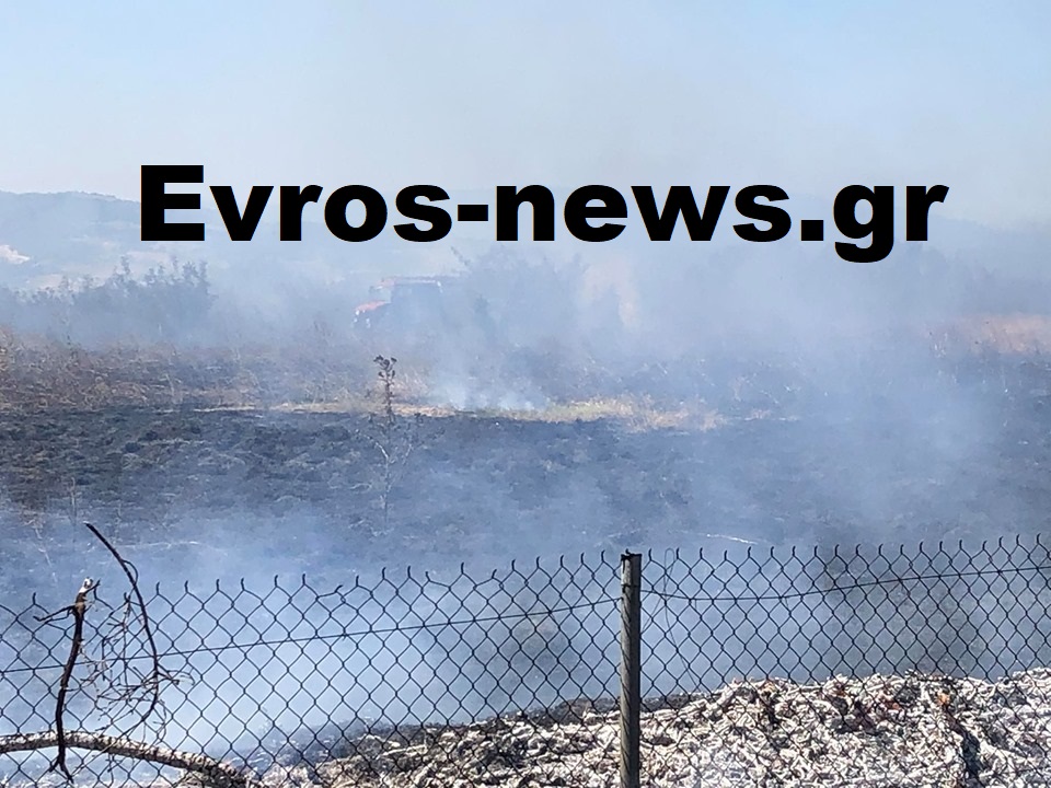 Διδυμότειχο: Πυρκαγιά κοντά στο χωριό Λάδη