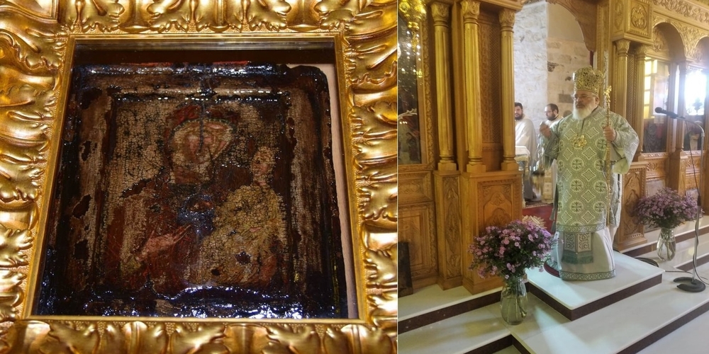 Την θαυματουργή εικόνα της Παναγίας της Παλιουριώτισσας, τίμησε σήμερα ο Μητροπολίτης Διδυμοτείχου κ.Δαμασκηνός