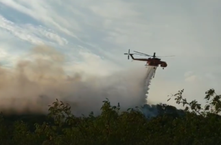 ΒΙΝΤΕΟ: Το… γιγαντιαίο ελικόπτερο Erickson και δυο αεροπλάνα επιχειρούν και σήμερα στην πυρκαγιά της Αλεξανδρούπολης
