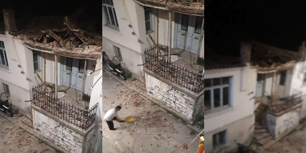 Διδυμότειχο: Κατέρρευσε η στέγη εμφατικού, παραδοσιακού κτιρίου, που στέγαζε παλαιότερα το εργαστήρι αγγειοπλαστικής