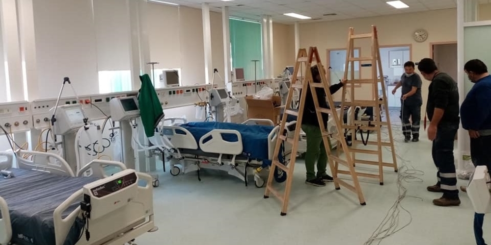 Ετοίμασαν ΜΕΘ έξι κλινών μέσα σε ένα βράδυ, στο Π.Γ.Νοσοκομείο Αλεξανδρούπολης