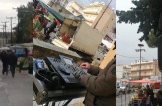 Εορταστικές μελωδίες στη λαϊκή αγορά Φερών από τον δήμο Αλεξανδρούπολης