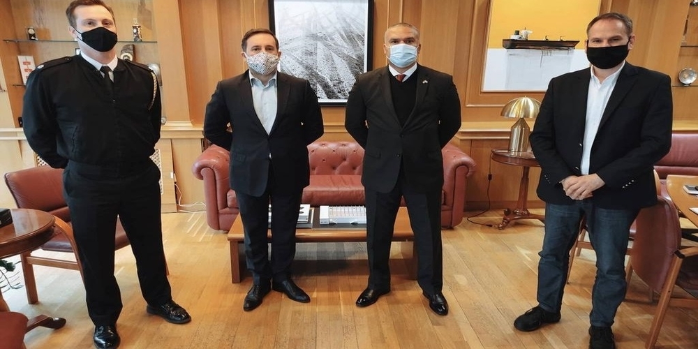 Αλεξανδρούπολη: Ο νέος Βοηθός Ναυτικού Ακολούθου της Αμερικανικής Πρεσβείας συναντήθηκε με τον δήμαρχο Γ.Ζαμπούκη