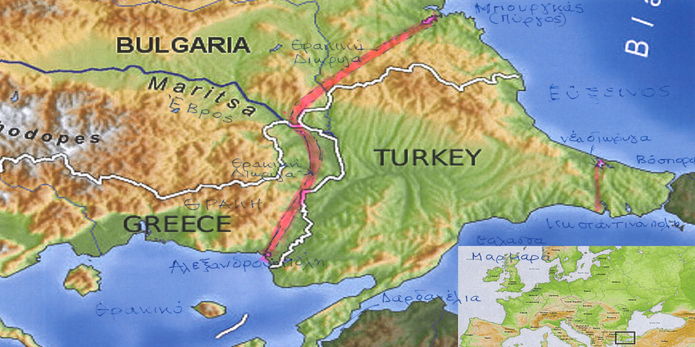 “Η Θρακική Διώρυγα, θα είναι η πιο σύντομη θαλάσσια οδός, μεταξύ Εύξεινου και Αιγαίου”