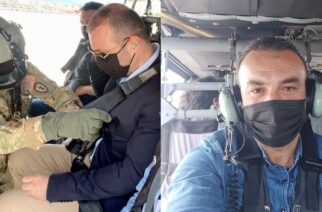 Αλεξανδρούπολη: Ήμουν και εγώ στο ελικόπτερο – Βόλτες θεσμικών πάνω απ’ την πόλη με αμερικανικό Black Hawk