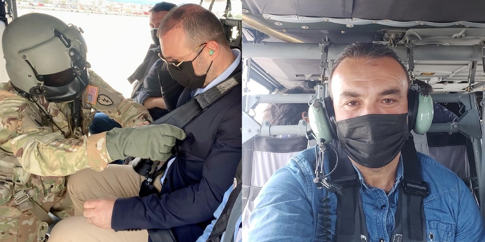 Αλεξανδρούπολη: Ήμουν και εγώ στο ελικόπτερο – Βόλτες θεσμικών πάνω απ’ την πόλη με αμερικανικό Black Hawk