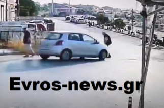 Αποκαλυπτικό ΒΙΝΤΕΟ: Αυτοκίνητο πέφτει πάνω σε πεζό στο λιμάνι της Αλεξανδρούπολης