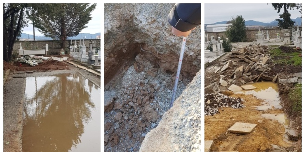Μυτιληνός: Εικόνες ντροπής και απαράδεκτης κατάστασης στα Β’ Νεκροταφεία Αλεξανδρούπολης