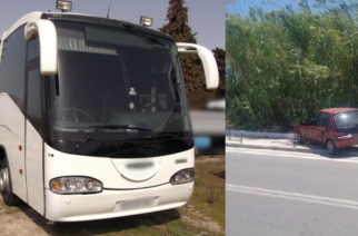 Αλεξανδρούπολη: Ο ένας κουβαλούσε με λεωφορείο λαθρομετανάστες, ο άλλος καταδιωκόμενος… στούκαρε σε πεζοδρόμιο και συνελήφθησαν