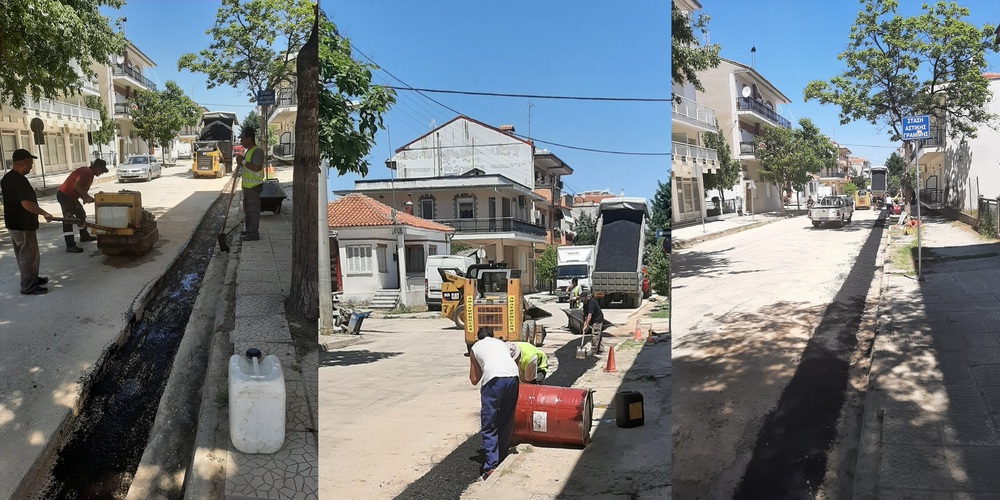 Ορεστιάδα: Ξεκίνησε η αποκατάσταση με άσφαλτο απ’ την κατασκευαστική εταιρεία, του δικτύου φυσικού αερίου