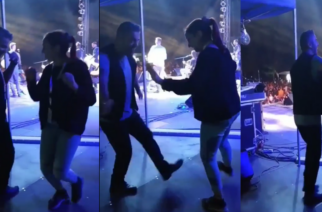 Φεστιβάλ Άρδα-Καστανιές: Ο Πέτρος Πολυχρονίδης μαθαίνει θρακιώτικους χορούς στην σύντροφο του Κατερίνα (ΒΙΝΤΕΟ)