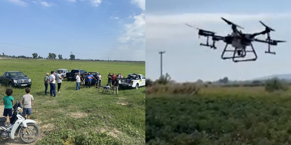 Πανέβρια Αγροτική Έκθεση Φερών: Πολλοί επισκέπτες και επίδειξη χρήσης drones για αεροψεκασμούς (ΒΙΝΤΕΟ)
