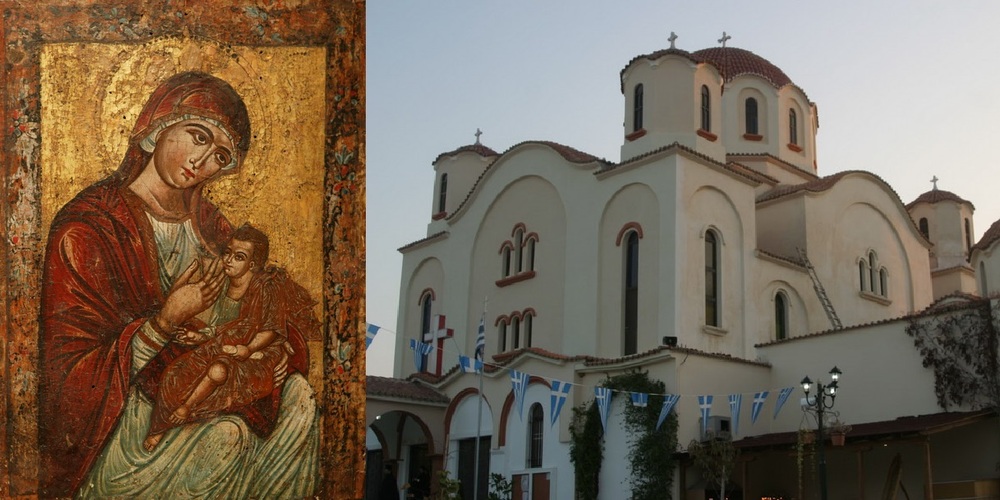 Αλεξανδρούπολη: Υποδοχή εικόνας της Παναγίας Γαλακτοτροφούσας στον Ιερό Ναό Αγίου Βασιλείου