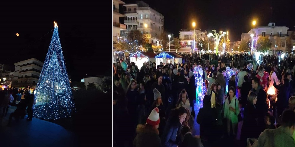 Ορεστιάδα: Με την φωταγώγηση του Χριστουγεννιάτικου Δέντρου ξεκίνησαν οι εκδηλώσεις «ΑΓΓΕΛΩΝ ΦΩΣ 2022» (ΒΙΝΤΕΟ+φωτό)