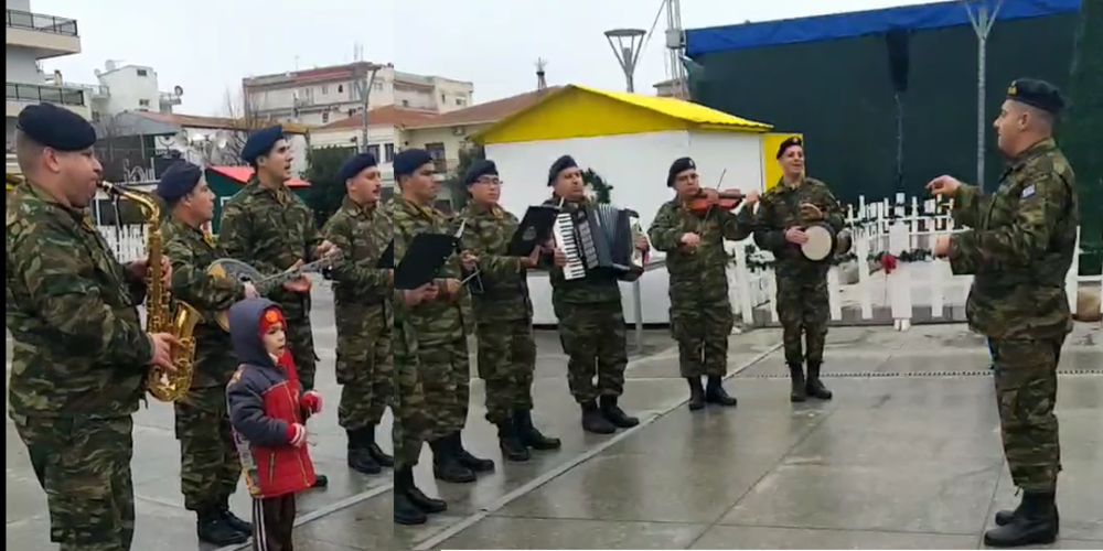 Ορεστιάδα: Πρωτοχρονιάτικα κάλαντα από την Μπάντα του Στρατού στην κεντρική πλατεία (ΒΙΝΤΕΟ)