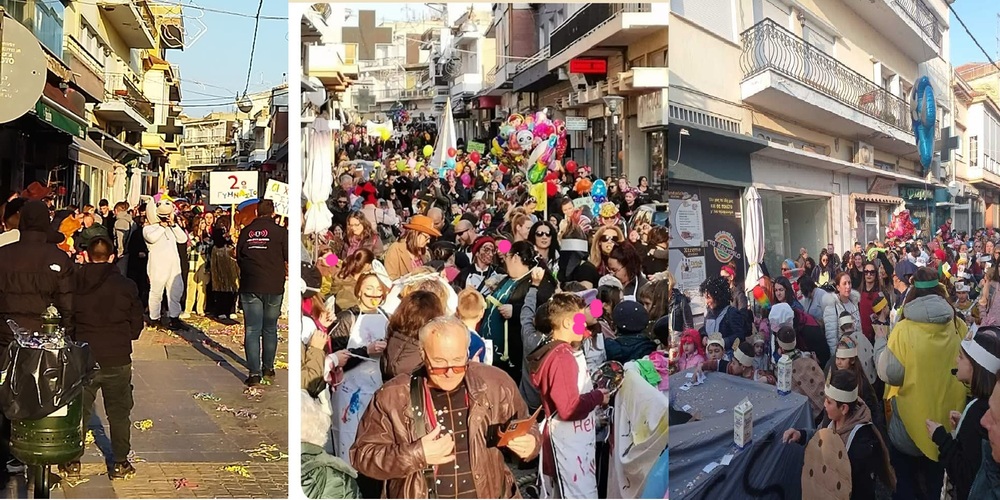 Σε αποκριάτικους ρυθμούς κινήθηκε χθες το Διδυμότειχο – Καρναβαλική παρέλαση στο κέντρο της πόλης