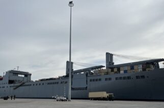 Αλεξανδρούπολη: Έφτασε το μεγαλύτερο πλοίο που κατέπλευσε ποτέ στο λιμάνι – Ανήκει στο Αμερικανικό Πολεμικό Ναυτικό