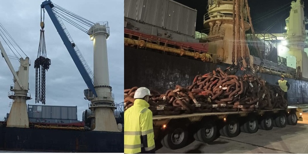 Λιμάνι Αλεξανδρούπολης: Άρχισαν να έρχονται κομμάτια για την κατασκευή του πλωτού σταθμού φυσικού αερίου